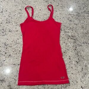 Hollister Pink Fitted Camisole Tank Top